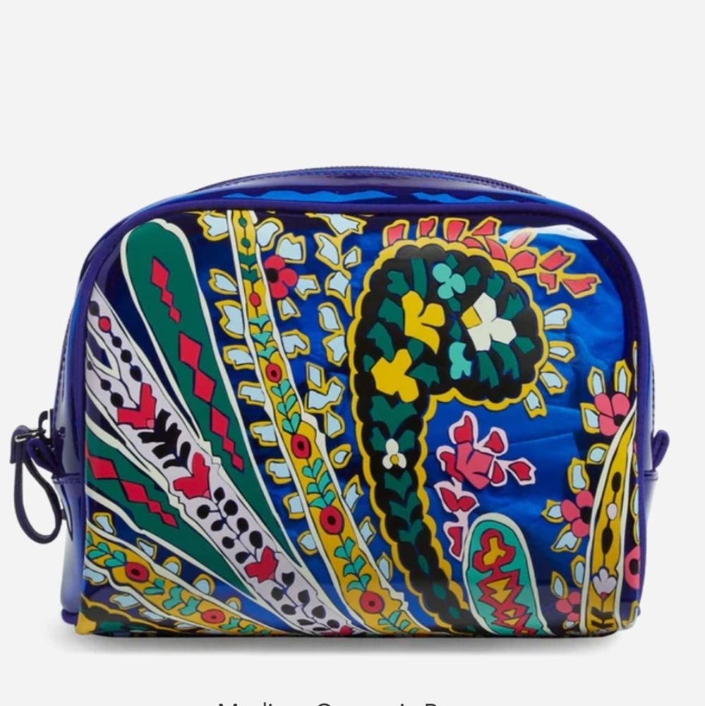 Vera Bradley Romantic Paisley Medium Cosmetic Bag